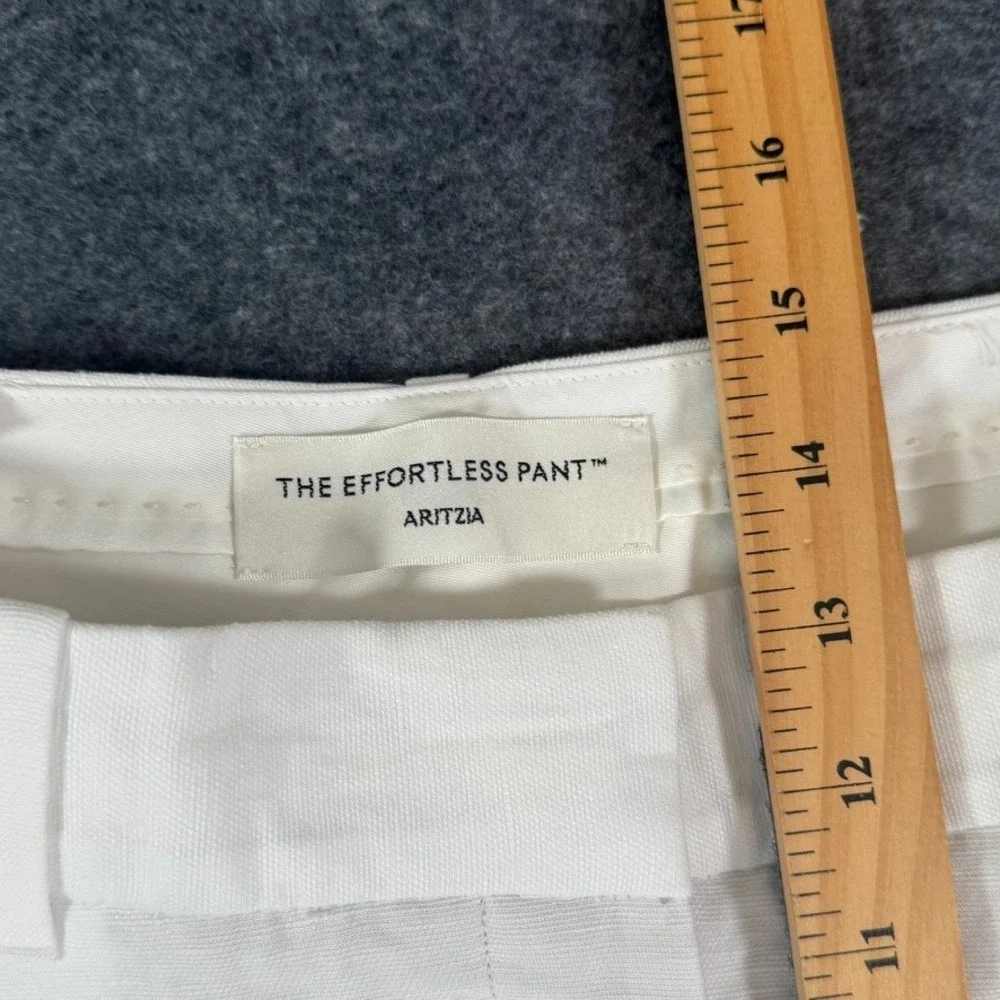 Aritzia White Wide Leg Pants